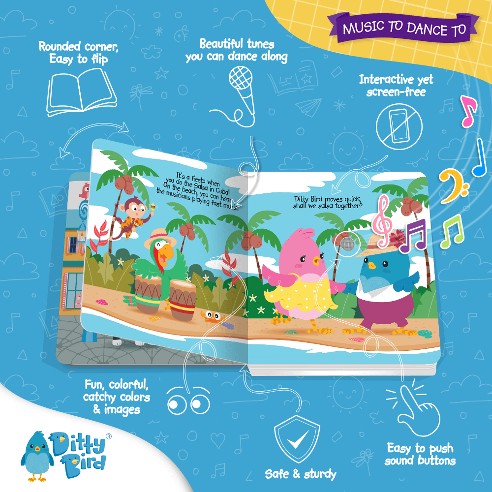 Interactive Music and Sounds Book for Toddler