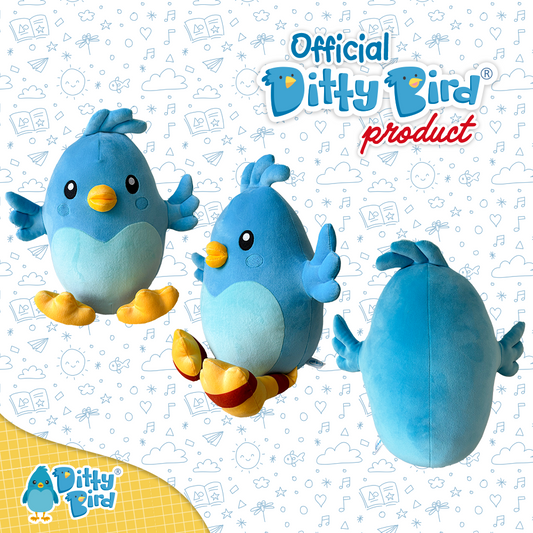 NEW! Ditty Bird Squishy Soft Plush