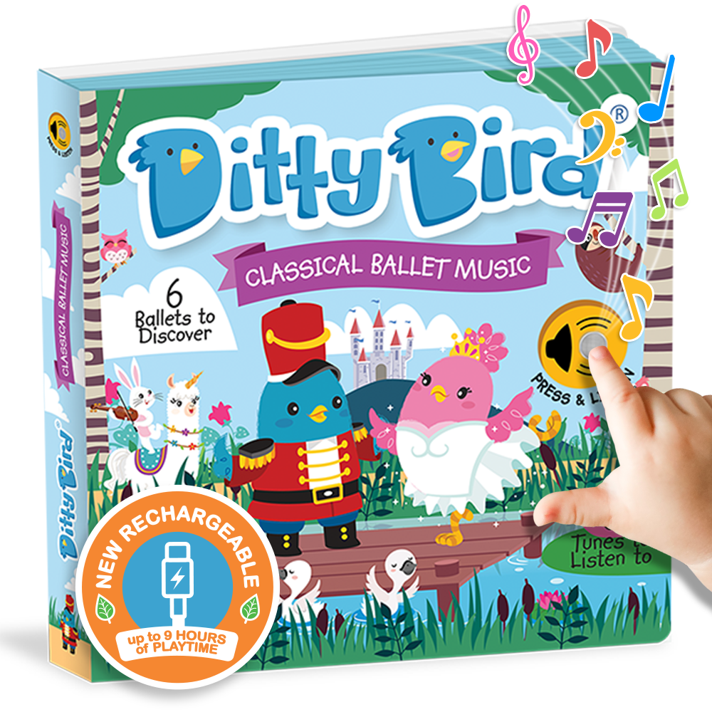 Ditty Bird Classical Ballet Music | USB-C rechargeable book