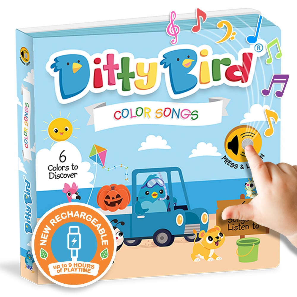 Ditty Bird | Color Songs | Interactive Song Book | Rechargeable Book