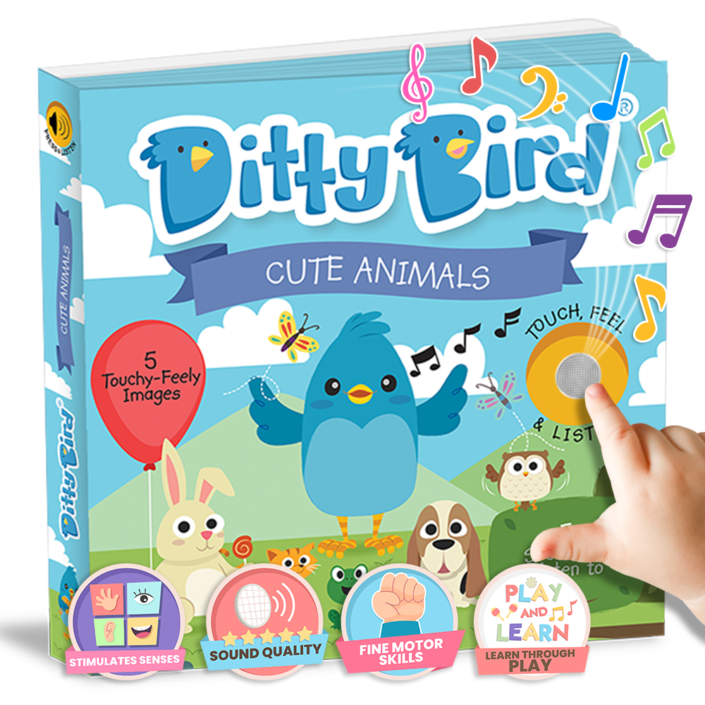 Ditty Bird - Cute Animals Touch, Feel & Listen