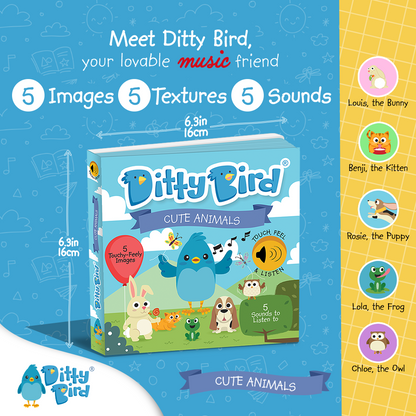 List of Songs in Ditty Bird Cute Animals Touch, Feel & Listen