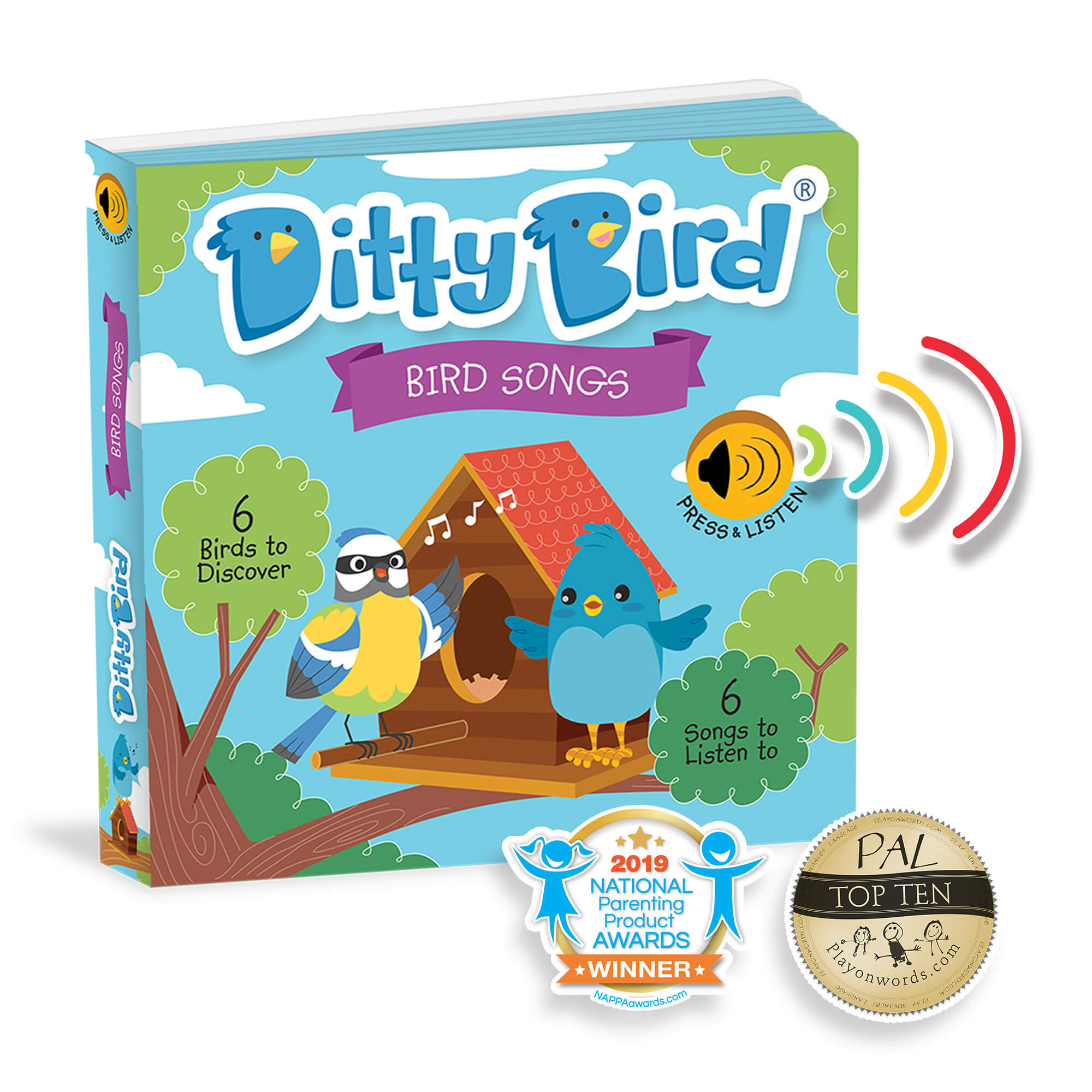 Ditty Bird, Bird Songs, Interactive musical song book