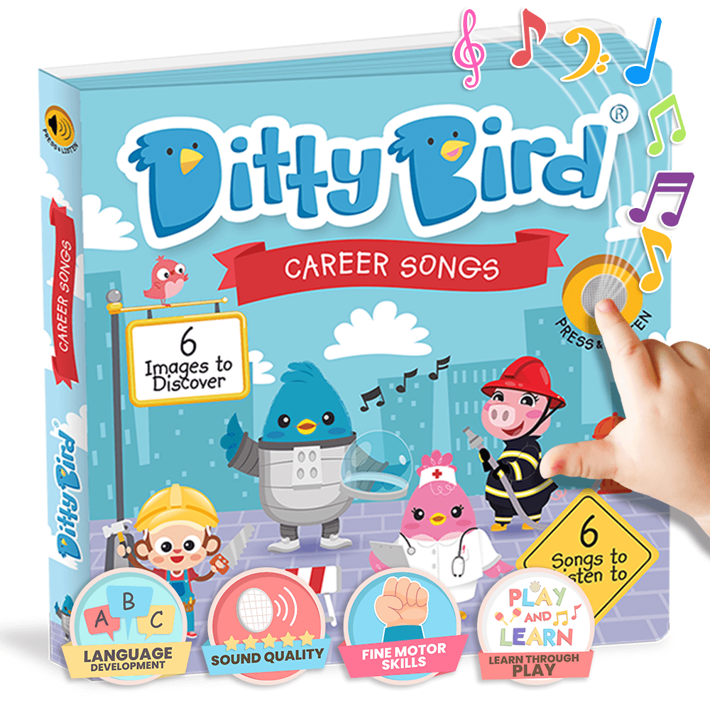 Ditty Bird Career Songs | Interactive Musical Song Book