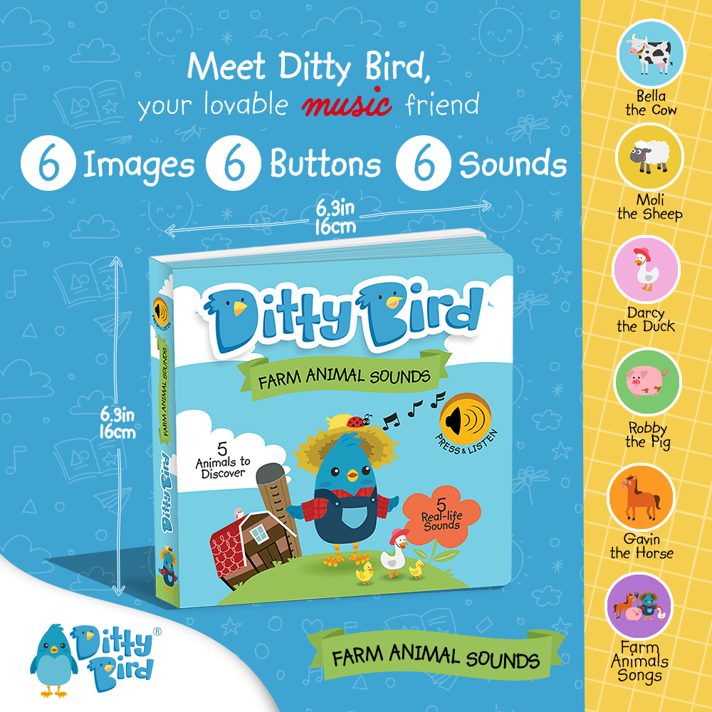 List of Songs in Ditty Bird Farm Animal Sounds