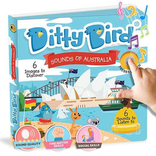 Ditty Bird Sounds of Australia: sound books for babies and toddlers to discover the wonders of Australia through music and songs